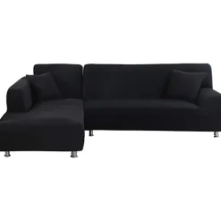 Beskyt ny sofa med spandex skridsikre betræk, fuld beskyttelse af dine møbler, skridsikker elastisk bund sikrer sikker pasform på L-formet sektionssofa | Fyndiq