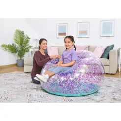 Bestway 75115 oppustelig glitterstol