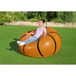 Bestway Oppustelig Lænestol Basketball Orange 6
