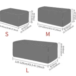 Blødt Polyester Stretch Ternet Jacquard Ottoman Betræk Moderne Rektangulær Fodskammel S Black