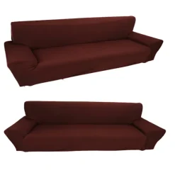Blødt sofabetræk til stor sofa, dobbelt vandtæt møbelbeskytter med skridsikker bund, elastisk jacquard-strækbetræk, lækagesikker sofa