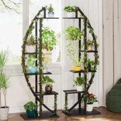 Blomsterhylde 160cm / plantestativ / hylde i 2 dele med flere h