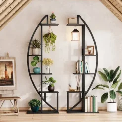 Blomsterhylde 160cm / plantestativ / hylde i 2 dele med flere h
