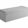Bænk grå snor 114x38x38cm MDF foldbar
