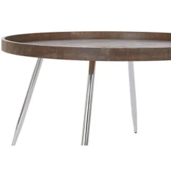 Bord - Moderne - 78 cm - MDF - Stål - Moderne Design Brun, Silver