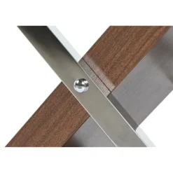 Bord - Moderne - Brun - MDF - Stål - 120 cm - Samtidsdesign Brun, Silver