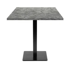 Bord 70 x 70 cm - Milan nabu marmor model Grå