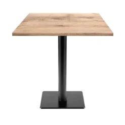 Bord 70 x 70 cm - Milan T model naturlig tannin brun