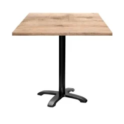 Bord 70 x 70 cm - model Bazila tanin naturlig brun