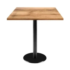 Bord 70 x 70 cm - Rom model lyst tannintræ brun