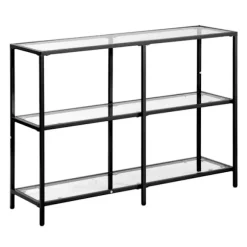 Bordkonsol - DUOKU - Moderne - 3 Niveauer - Tempereret Glas - Robust Metal