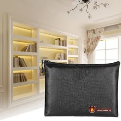 Brandsikkert dokumentpose Vandtæt pengepose Smykker Kontanter