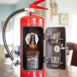 Brandslukningsapparat Minibar Vinkælder Perfekt gave til mænd red A