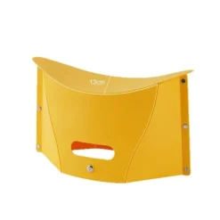 Bærbar foldeskammel - håndholdt design Yellow Yellow