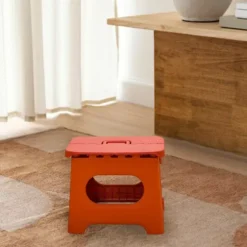 Bærbar Foldeskammel til Udendørs Brug, Let og Robust Kompakt Foldesæde med Bærehåndtag, Let at Rengøre Sammenklappelig Skammel med Pladsbesparende Design red XL | Fyndiq