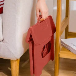 Bærbar Foldeskammel til Udendørs Brug, Let og Robust Kompakt Foldesæde med Bærehåndtag, Let at Rengøre Sammenklappelig Skammel med Pladsbesparende Design red L | Fyndiq