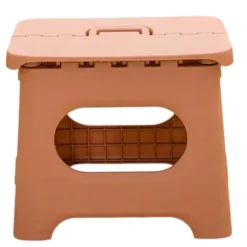 Bærbar Klapskammel til Udendørs Brug, Let og Robust Kompakt Klapsæde med Bærehåndtag, Let at Rengøre Sammenklappelig Skammel med Pladsbesparende Design pink L | Fyndiq