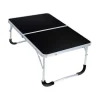 Bærbar Multifunktionel Bærbar Picnic Rack Laptop Bord til Udendørs Camping Sort