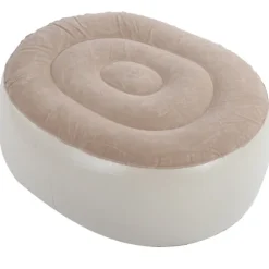 Bærbar PVC oppustelig fodskammel pude blød luftstol til indendørs udendørs fitness sport