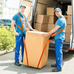 Bærestropper til flytning (orange), ergonomisk møbelbærestrop til nem løftning af tunge genstande