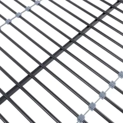 BRUCE Stapelsenge 3 pladser - 90/140 x 190 cm - Sort - I metal - Inklusive madrasbunde Svart