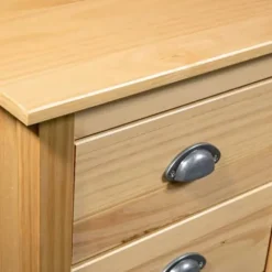 Buffet - Buffetbakke - Massivt fyrretræ - 4 skuffer - 46 x 35 x 80 cm