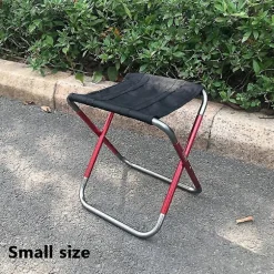 Camping Foldbar Stol Mini Udendørs Sammenklappelig Slacker Stole Sæde