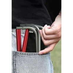Camping Foldbar Stol Mini Udendørs Sammenklappelig Slacker Stole Sæde