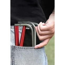 Camping Foldbar Stol Mini Udendørs Sammenklappelig Slacker Stole Sæde