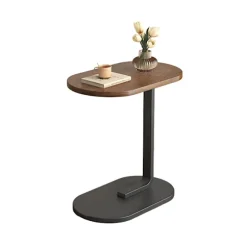 C-formet sidebord, 360° drejeligt & flip-top C-formet endebord, mobile C-sideborde, der glider ind under, laptopstativ sofabord til sofa/seng 45x30x60cm | Fyndiq