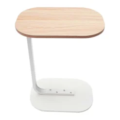 C-formet sidebord Fritstående sofabord - FX- Log White Log White