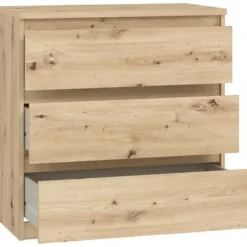 CHELSEA kommode 3 skuffer - L 77,2 x D 42 x H 79,9 cm - Artisan eg indretning hantverkare ek