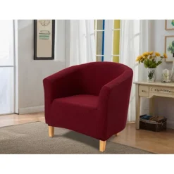 Chesterfield lænestol betræk, Jacquard stretch stretch badekar_tfrf