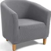 Chesterfield lænestol betræk, Jacquard stretch badekar