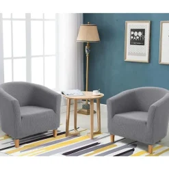 Chesterfield lænestol betræk, Jacquard stretch badekar