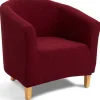 Chesterfield Lænestol Betræk, Jacquard Stretch Stretch Tub