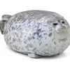 Chubby Blob Sæl Pude, fyldt bomuld plysdyr Legetøj Sød Ocean Medium (17,6 tommer)