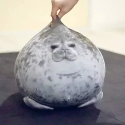 Chubby Blob Sæl Pude, fyldt bomuld plysdyr Legetøj Sød Ocean Medium (17,6 tommer)