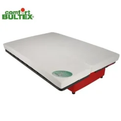 COMFORT BULTEX 3-personers sovesofa - Rødt stof L 192 x D 95 cm - BEIJA Röd