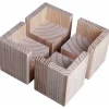 [COQQ] 4-pak Møbelhævere Træmøbelhævere, Skrivebords- og sengehævere Møbelløftefødder Ben op til til Skrivebord Bord Seng (Størrelse: 5x5x5cm)..
