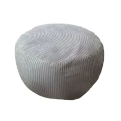 Corduroy Puf – Rund Gulvhynde, Blød & Alsidig