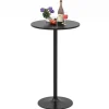 COSTWAY Barbord 60 x 60 x 101,5 cm - Metalbase til Spisestue, Restaurant