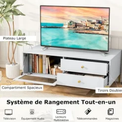 COSTWAY TV-møbel til TV 55