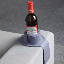 CouchCoaster - Den ultimative kopholder til din sofa, stålfarvet