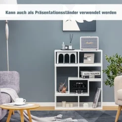 3-delt tv-skab i træ til tv op til 65
