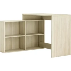 DEMEYERE Moderne hjørneskrivebord Shannon eg indretning - L 112 cm - NAGANO Shannon ek dekor