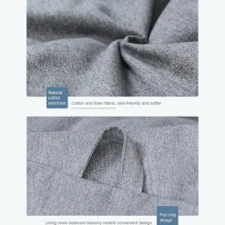 Den splinternye oversized sækkestol, sofabetræk, indendørs doven sofa til voksne og børn er et hit! (eksklusive fyld)
