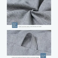 Den splinternye oversized sækkestol, sofabetræk, indendørs doven sofa til voksne og børn er et hit! (eksklusive fyld)