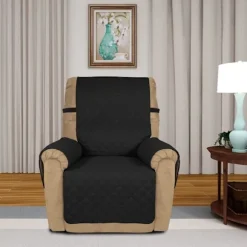 Dobbeltsidig Quiltet Recliner Sofa Betræk, Vandafvisende Sofa Betræk