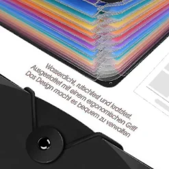 Dokumentmappe A4-rummappe Filorganiser med elastikbånd og låseknap Organiseringsmappe til dokumenter eller papir til hjemmet eller kontoret